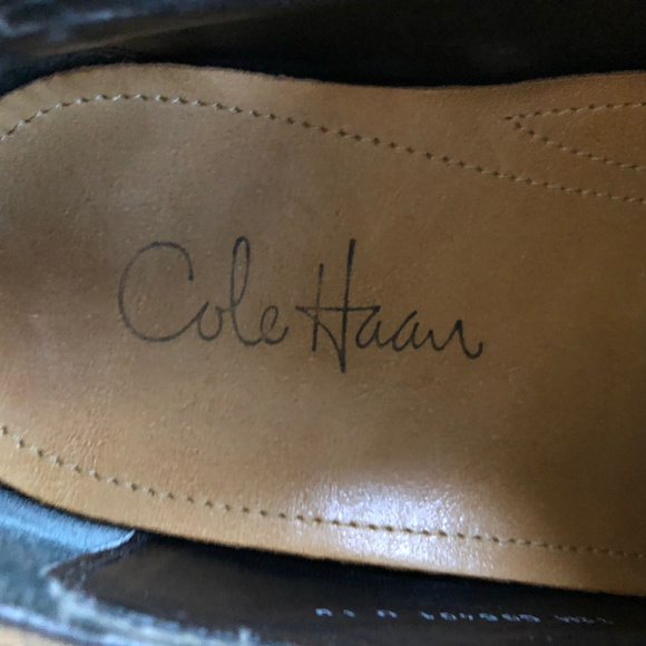 *Cole Haan Sz 12M Black Leather Slip Loafer Shoe main image 6